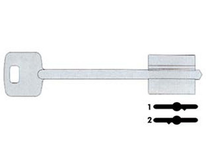 chiavi doppia mappa 00120 - 00120002 sx (tipo silca csl) cod:ferx.fer67331