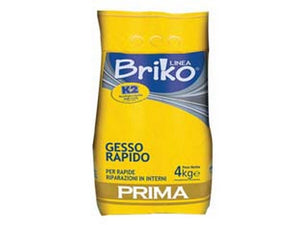 k2 linea briko gesso rapido bianco in polvere - kg.4 in sacco cod:ferx.fer71093