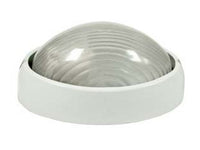 plafoniera ovale in alluminio per esterno - 60w ip54 ? mm.213x148x98h. bianco cod:ferx.fer71574