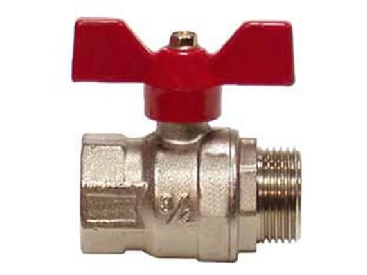 valvola a sfera m/f con maniglia a farfalla  - mf 3/4" cod:ferx.fer72007