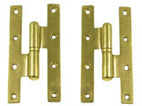 cerniere paumelles in ottone lucido - mm.60x120h. dx  cod:ferx.fer71970