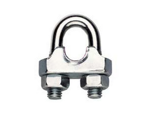 morsetti a cavallotto in acciaio inox art.8416 - ø mm.8   5/16" cod:ferx.fer73318