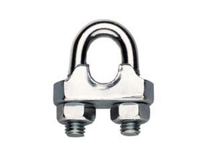 morsetti a cavallotto in acciaio inox art.8416 - ø mm.5   3/16" cod:ferx.fer73059