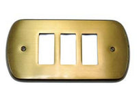 coprinterruttori cristina 3 posti in ottone bronzato - in ottone bronzato cod:ferx.fer74315