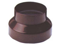 riduzione per tubi stufa marrone lucido - ? cm.10/8 cod:ferx.fer74377