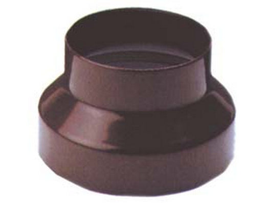 riduzione per tubi stufa marrone lucido - ? cm.10/8 cod:ferx.fer74377