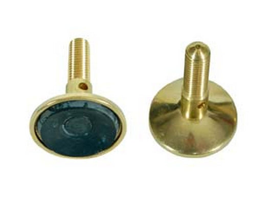 piedino registrabile girevole ottone lucido - ø mm.10 ma larghezza base ø m cod:ferx.fer79365