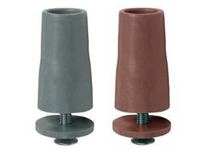 arresti con viti per avvolgibili - ø mm.24x30 colore grigio cod:ferx.fer78634