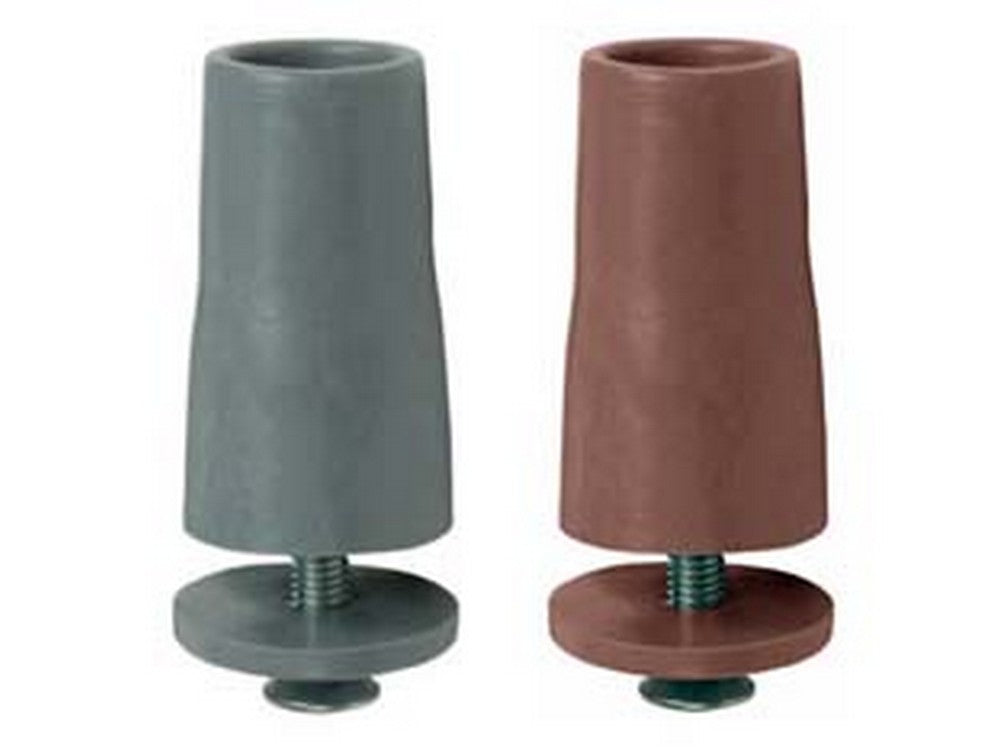 arresti con viti per avvolgibili - ø mm.24x40 colore grigio cod:ferx.fer78757