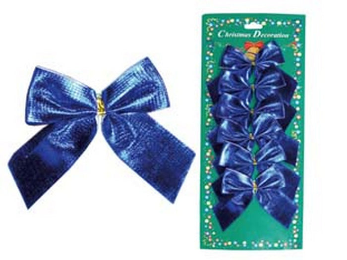 1blister nastro stoffa in set 6 pz. blu - cm.8x9  cod:ferx.fer78979