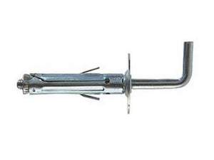 tassello in acciaio con gancio lungo "sbs" - sbs 9/6 ø mm.9x45 gancio mm.22 cod:ferx.fer82044