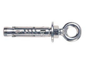 tassello acciaio occhiolo chiuso "tam"  mm10 ma x mm77 foro occhio cod:ferx.fer82402