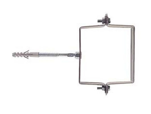 collari per pluviali quadri "scp-v" - scp-v mm.80x80 tassello ø mm.10 cod:ferx.fer82815