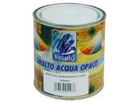 smalto all'acqua opaco in barattolo (wasser lack lux) - ml.750 bianco opaco cod:ferx.fer84031