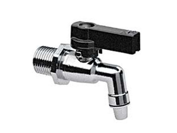 rubinetto a leva in ottone per fusti e serbatoi - m 3/4" cod:ferx.fer123037
