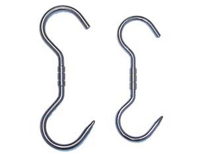 gancio inox da macellaio girevole - ø mm.9x220 cod:ferx.fer84437