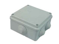 scatola stagna con coperchio e 6 passacavi ip65 - mm.100x100x50h. (005) cod:ferx.fer87674