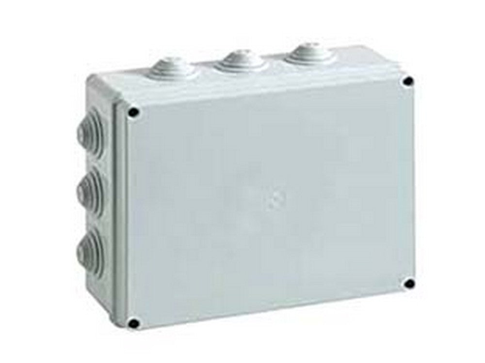 scatola stagna rettangolare coperchio 12 passacavi ip65 mm240x190x90h cod:ferx.fer87704