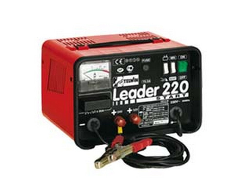 caricabatterie con avviatore leader 220 start 30/180a 12v cod:ferx.fer89777