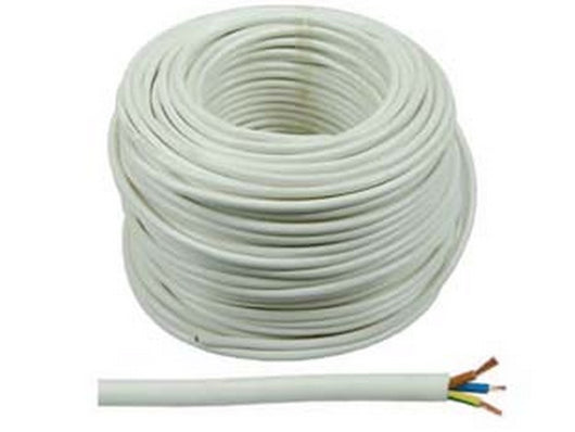 cavo elettrico multipolare similgomma bianco h05vv-f - 3x mmq.1,5 colore bi cod:ferx.fer90629