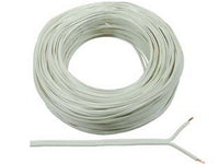cavo elettrico bipolare piattina costa stretta bianco 2x mmq.0,50 bianco cod:ferx.fer90773