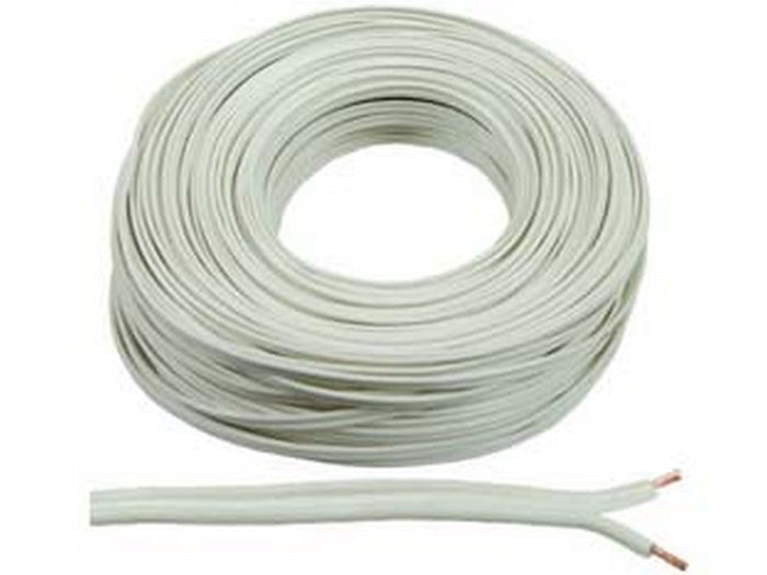 cavo elettrico bipolare piattina costa larga bianco - 2x mmq.1 colore bianc cod:ferx.fer90797