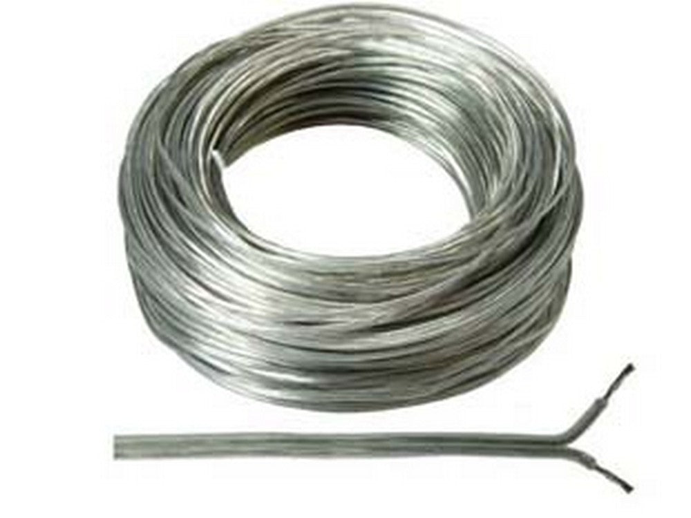 cavo elettrico bipolare piattina costa stretta argento 2x mq.0,50 cod:ferx.fer91992