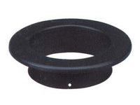 rosone porcellanato per stufe a legna nero opaco pesante mm.1,2 - ? cm.14 cod:ferx.fer136112