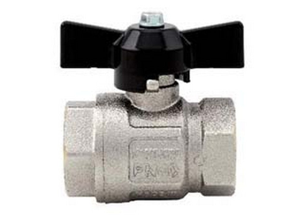 valvola sfera f/f maniglia farfalla "ideal" art.092 ff 3/8" pressione cod:ferx.fer92937