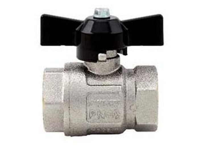 valvola sfera f/f maniglia farfalla "ideal" art.092 ff 3/8" pressione cod:ferx.fer92937