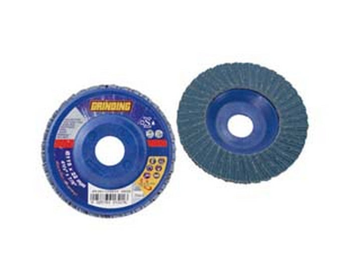 dischi lamellari da sgrosso allo zirconio - ø mm.115 foro 22,2 grana 60 cod:ferx.fer93101