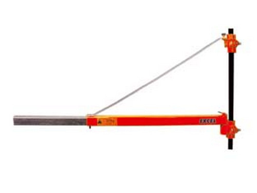 supporto a bandiera per paranco elettrico estensibile - portate max: kg.600/cm.75 - kg.300/cm.110 cod:ferx.fer93781