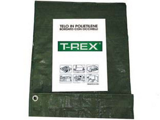 telo occhiellato bordato con angoli rinforzati 100 gr. normale - mt.10x15 - gr.100 al mq. - colore verde/blu cod:ferx.fer193757
