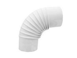 gomito a 90? porcellanato per stufe a legna bianco lucido - ? cm.14 cod:ferx.fer97024