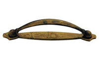 maniglie mobili fisse mod.18900 ottone anticato mm125x22h. interfori cod:ferx.fer99080