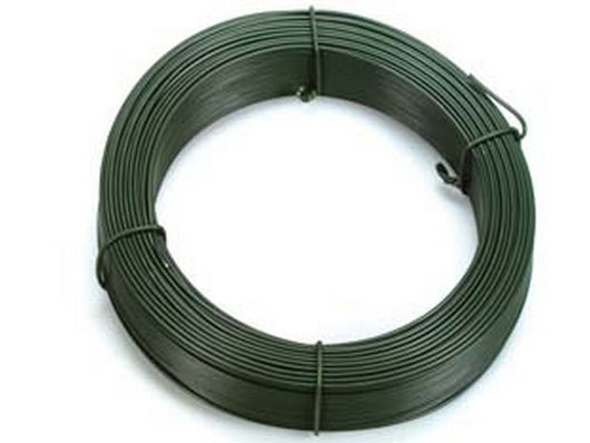 filo ferro plastificato verde matasse mt.100 n17 filo  mm2,8 tensione cod:ferx.fer101400