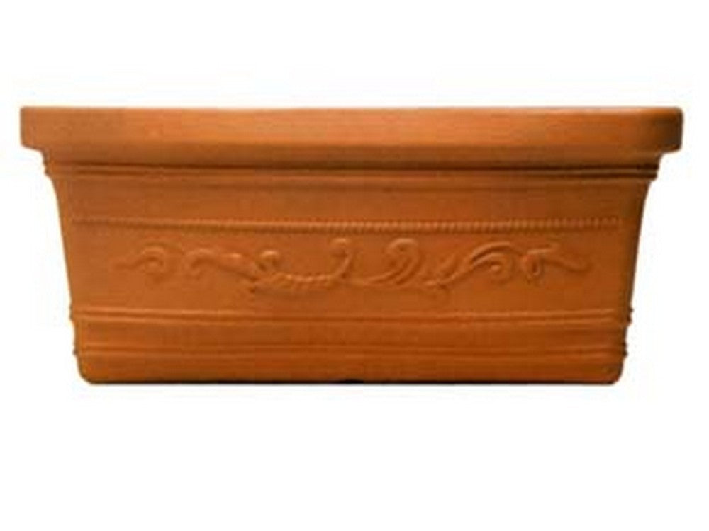 fioriera in plastica festonata doppio bordo - cm.60x32x29 h. cod:ferx.fer101554