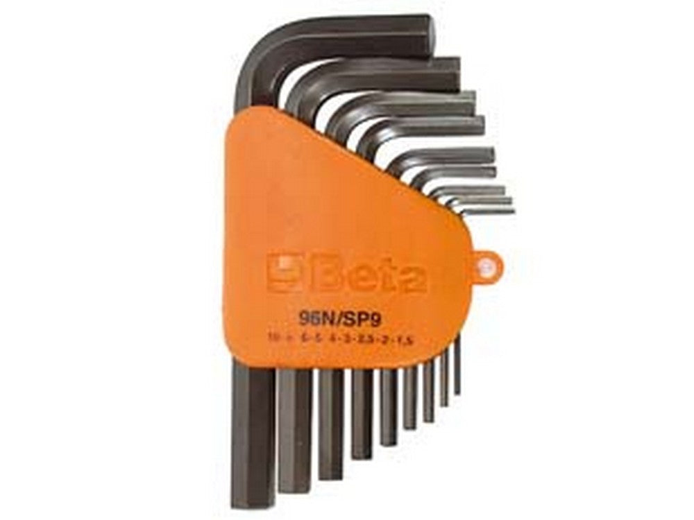 chiavi maschio esagonali piegate brunite art.96n/sp9 cod:ferx.fer102193