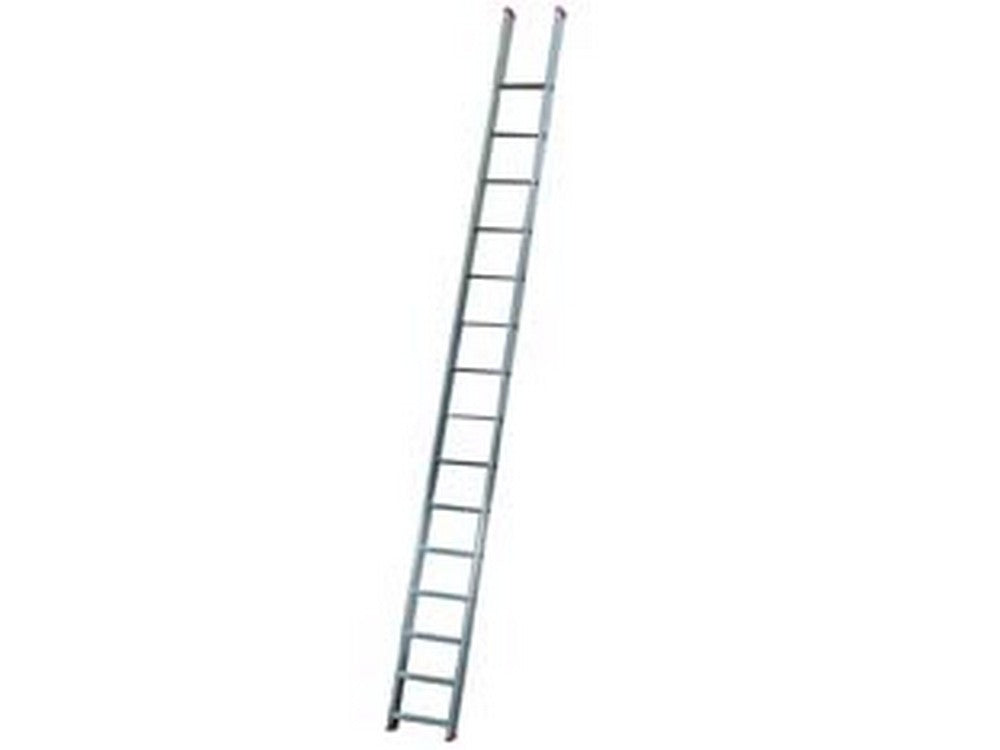 scala da appoggio genia in alluminio d.lgs. 81/08 - 16 gradini cm.505h. peso kg.9,25 (gs500) cod:ferx.fer102261