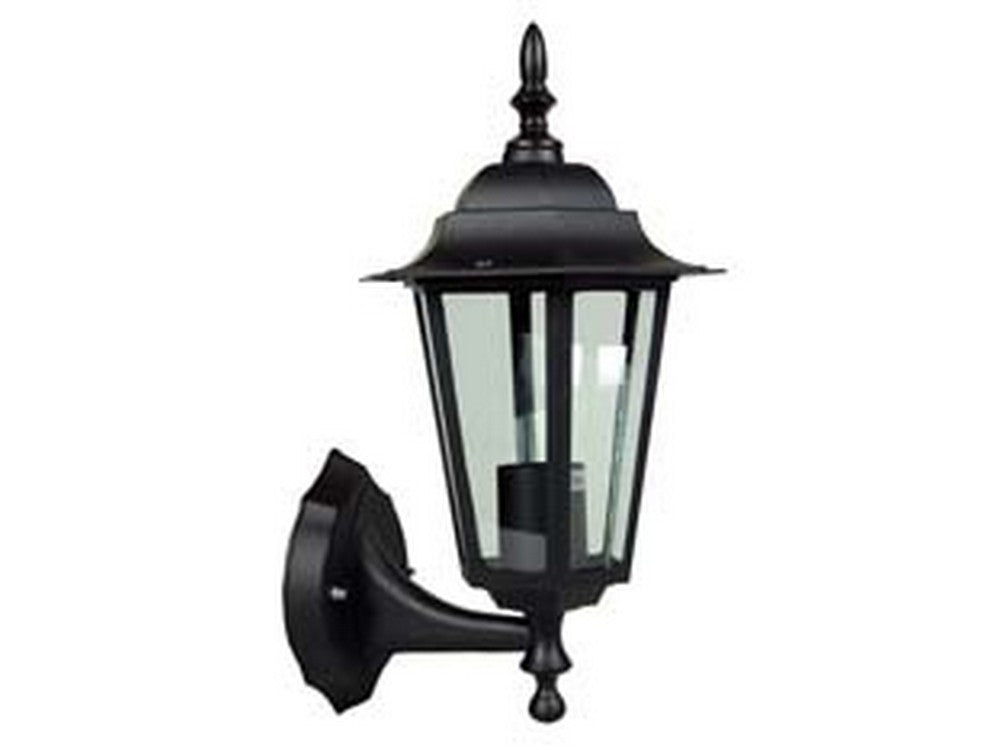 lanterna con braccio inferiore modello berlino - 60w ip44 mm.215x325h. colore nero cod:ferx.fer102476