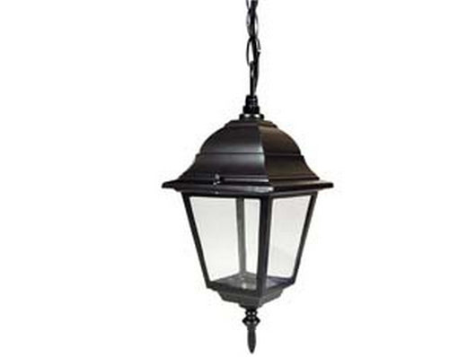 lanterna con catena modello new york - 60w ip44 mm.150x150x970h. colore nero cod:ferx.fer102513