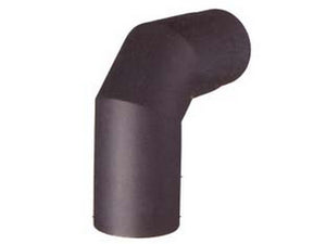 gomito 90? porcellanato per stufe a legna nero opaco pesante mm.1,2 - ? cm.13 cod:ferx.fer103145