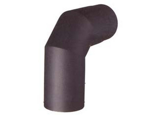 gomito 90? porcellanato per stufe a legna nero opaco pesante mm.1,2 - ? cm.13 cod:ferx.fer103145