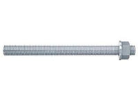 barra filettata dado e rosetta "fis a" - fis a ø mm.12x160 cod:ferx.fer105217