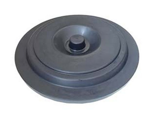 coperchi per bidoni con maniglia centrale neri - lt.50 - 75 cod:ferx.fer106061