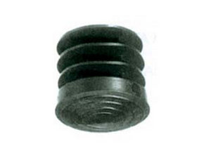 puntali alettati interni per tubo tondo - ø mm.50x27h. cod:ferx.fer108560