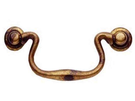 maniglie mobili snodate mod.03019 ottone anticato mm86x40h. interfori cod:ferx.fer107495