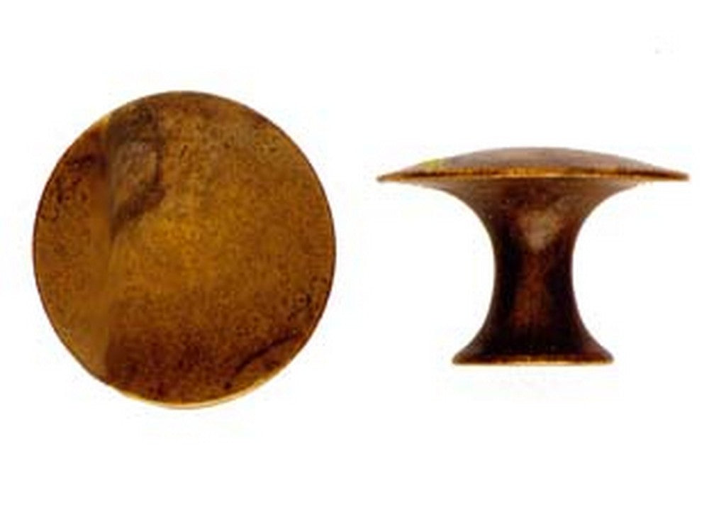 pomoli per mobili mod.24459 in ottone anticato  - ø mm.30 cod:ferx.fer107624