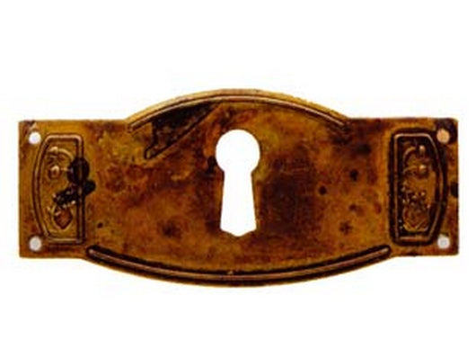 bocchette per mobili sagomate mod.30698 in ottone anticato - mm.100x43h. cod:ferx.fer107761