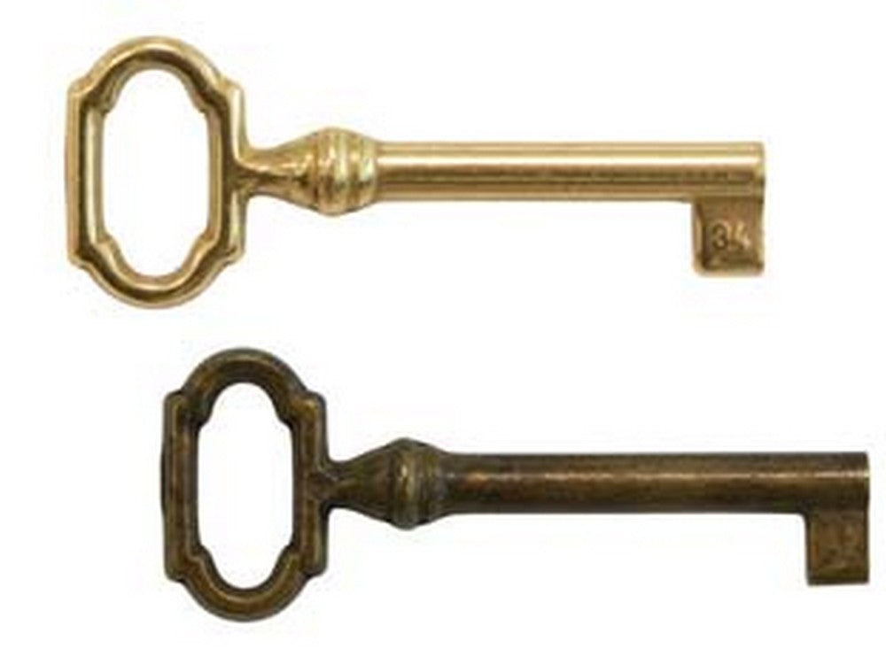 chiavi mobili mod.33727 ottone mm27x61 lunghezza gambo mm34 ottone cod:ferx.fer107808